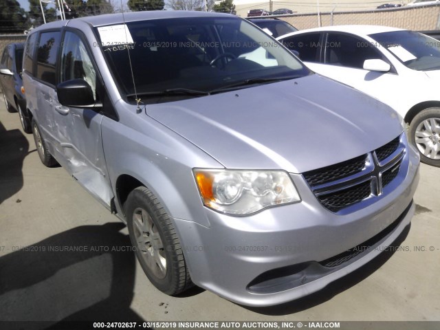 2D4RN4DG6BR765393 - 2011 DODGE GRAND CARAVAN EXPRESS SILVER photo 1