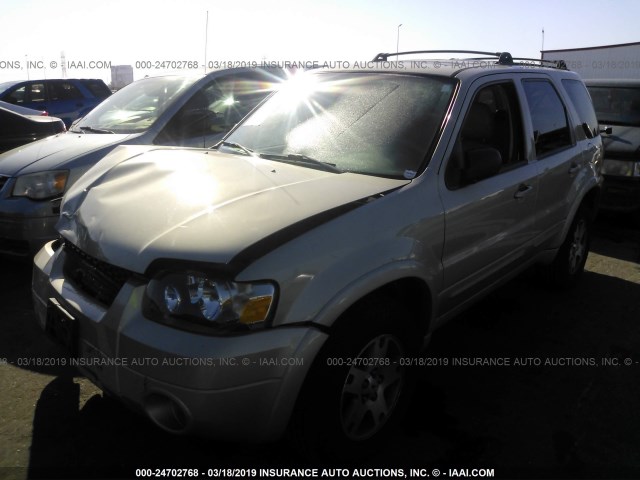 1FMCU94185KB24100 - 2005 FORD ESCAPE LIMITED GRAY photo 2