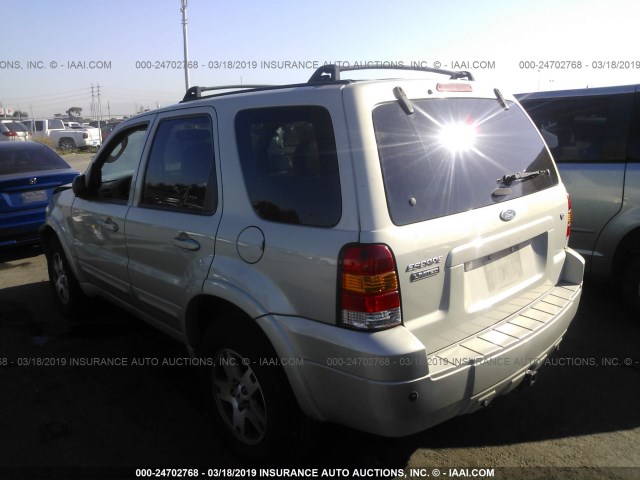 1FMCU94185KB24100 - 2005 FORD ESCAPE LIMITED GRAY photo 3
