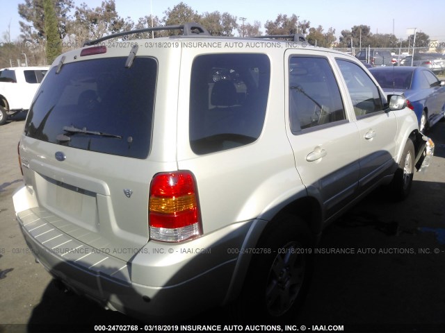 1FMCU94185KB24100 - 2005 FORD ESCAPE LIMITED GRAY photo 4