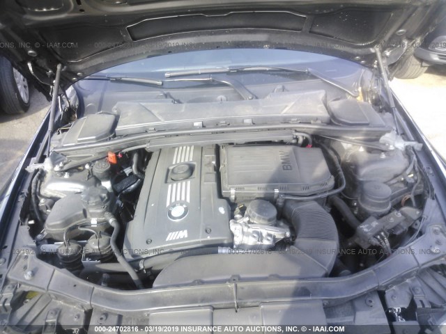 WBAKG1C53DJ217461 - 2013 BMW 335 I SULEV BLACK photo 10