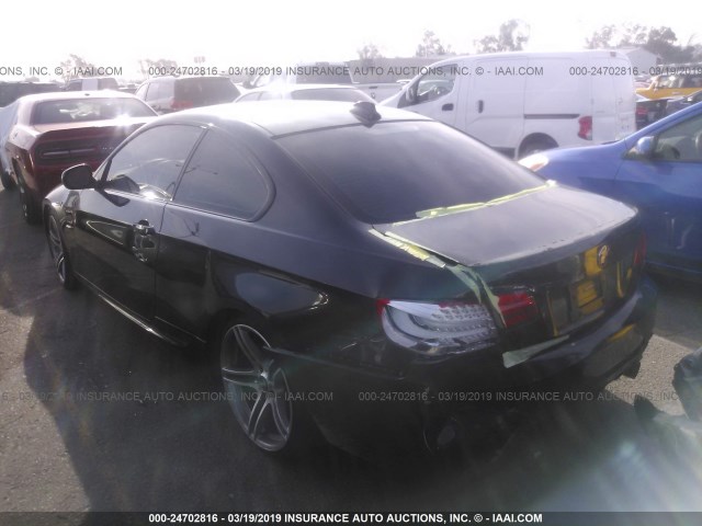 WBAKG1C53DJ217461 - 2013 BMW 335 I SULEV BLACK photo 3