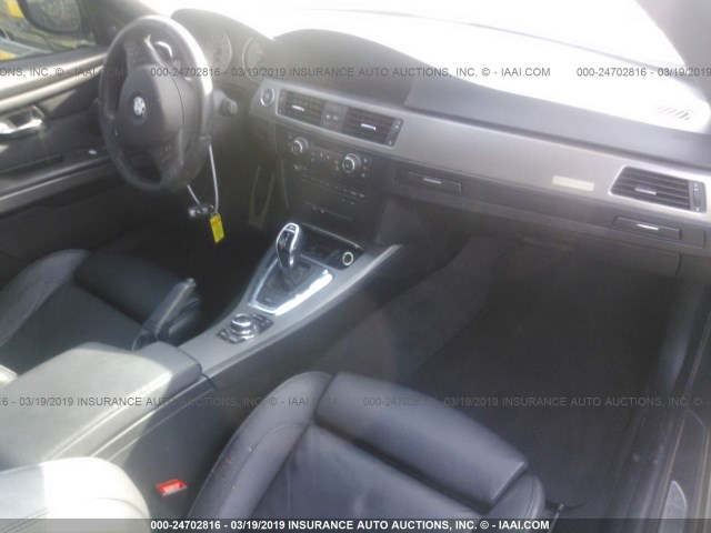 WBAKG1C53DJ217461 - 2013 BMW 335 I SULEV BLACK photo 5