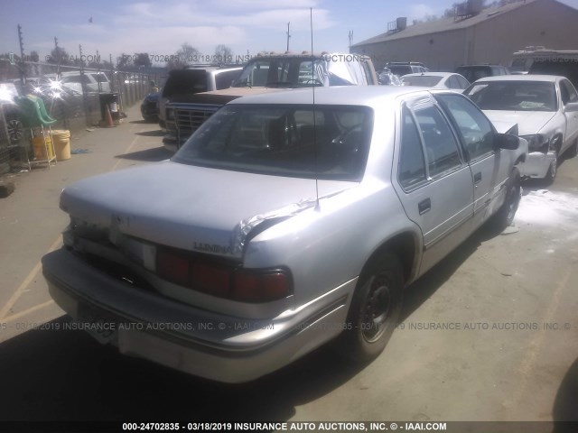 2G1WL54T0R1107367 - 1994 CHEVROLET LUMINA GRAY photo 4