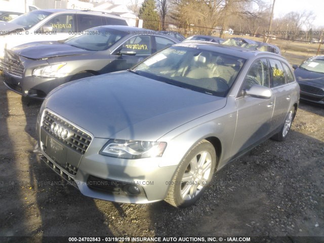 WAUWFBFL6BA070392 - 2011 AUDI A4 PREMIUM PLUS GRAY photo 2