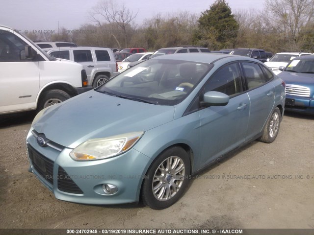 1FAHP3F25CL142300 - 2012 FORD FOCUS SE BLUE photo 2