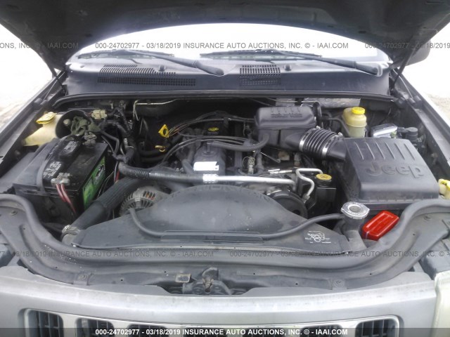 1J4GW48SX4C155809 - 2004 JEEP GRAND CHEROKEE LAREDO/COLUMBIA/FREEDOM 灰色 照片 10