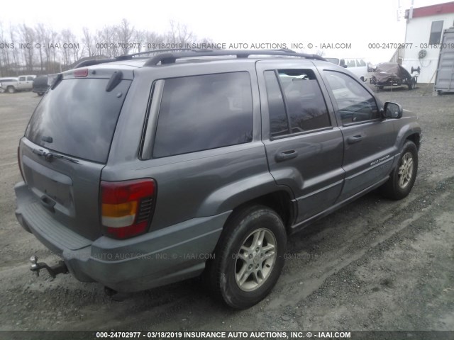 1J4GW48SX4C155809 - 2004 JEEP GRAND CHEROKEE LAREDO/COLUMBIA/FREEDOM 灰色 照片 4