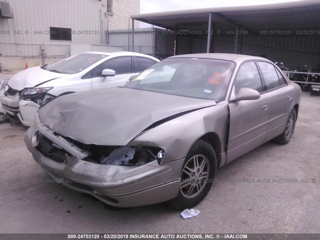 2G4WB55K121166204 - 2002 BUICK REGAL LS GOLD photo 2