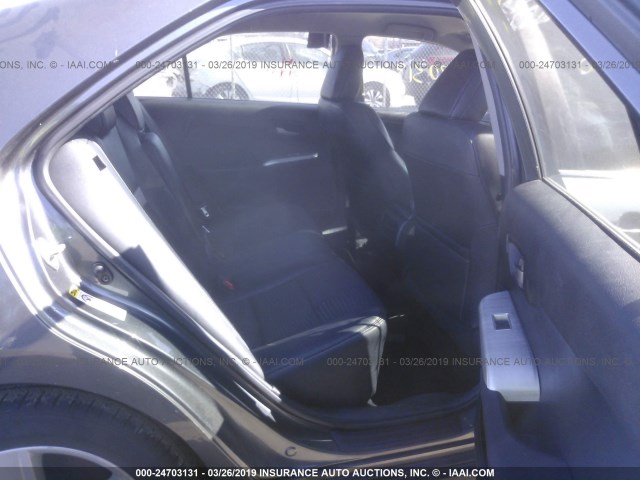 4T1BF1FK8CU077309 - 2012 TOYOTA CAMRY SE/LE/XLE 灰色 照片 8