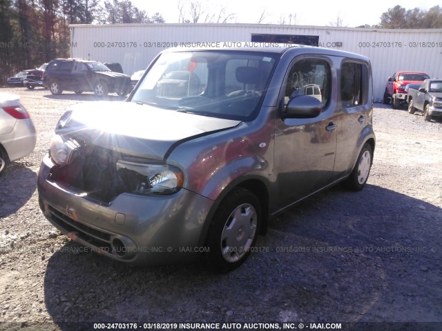 JN8AZ28R89T110268 - 2009 NISSAN CUBE S/SL GRAY photo 2