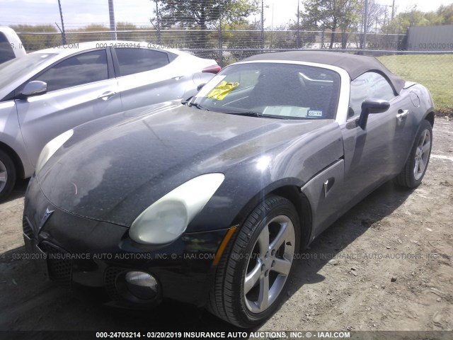 1G2MG35X27Y136098 - 2007 PONTIAC SOLSTICE GXP BLACK photo 2