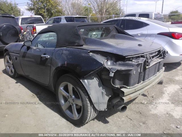 1G2MG35X27Y136098 - 2007 PONTIAC SOLSTICE GXP BLACK photo 3