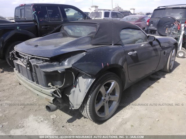 1G2MG35X27Y136098 - 2007 PONTIAC SOLSTICE GXP BLACK photo 4