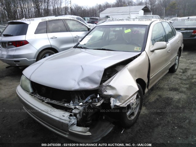 4T1BF12B5VU164089 - 1997 TOYOTA AVALON XL/XLS BEIGE photo 2