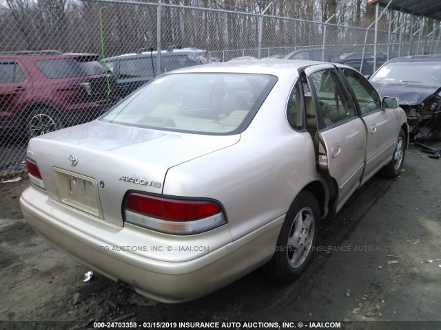 4T1BF12B5VU164089 - 1997 TOYOTA AVALON XL/XLS BEIGE photo 4