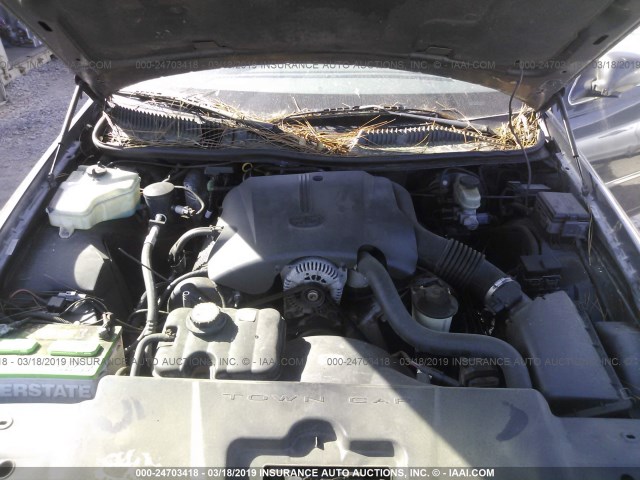 1LNHM81W22Y635486 - 2002 LINCOLN TOWN CAR EXECUTIVE GRAY photo 10