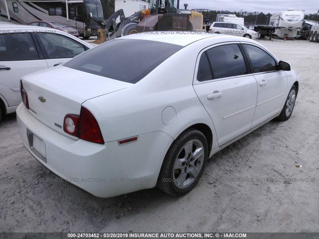 1G1ZC5E09AF244418 - 2010 CHEVROLET MALIBU 1LT 白色 照片 4
