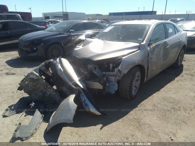 1G11C5SL8FF198633 - 2015 CHEVROLET MALIBU 1LT 金色 照片 2