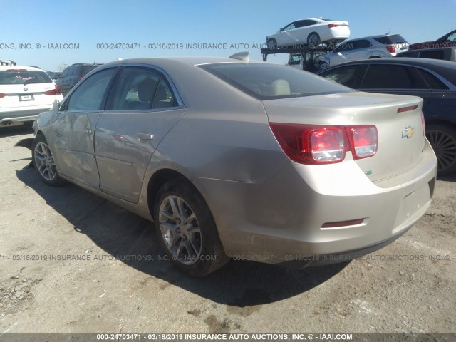 1G11C5SL8FF198633 - 2015 CHEVROLET MALIBU 1LT 金色 照片 3