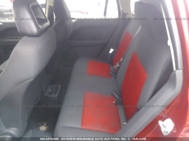 1B3HB48A99D179812 - 2009 DODGE CALIBER SXT RED photo 8