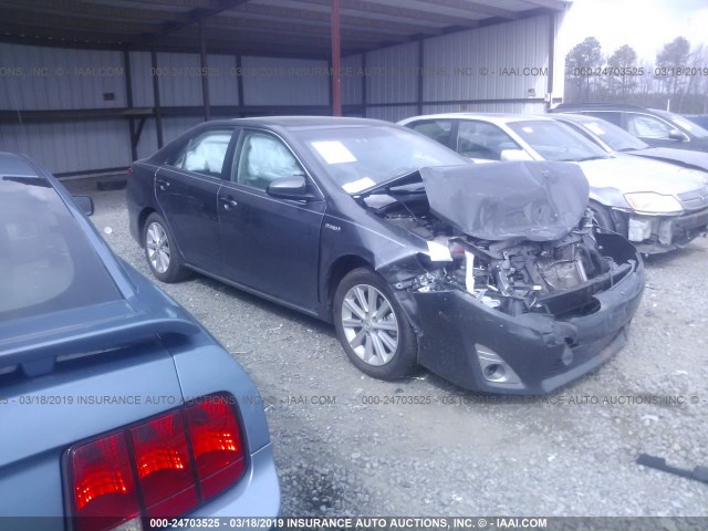 4T1BD1FK2DU088992 - 2013 TOYOTA CAMRY HYBRID/LE/XLE GRAY photo 1