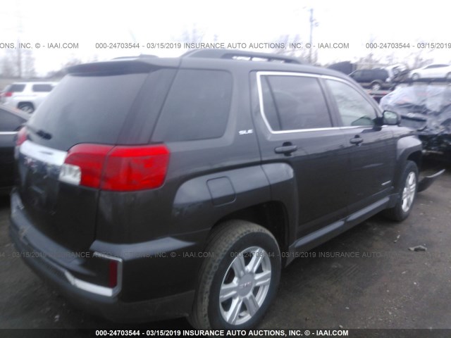 2GKALNEK9G6143571 - 2016 GMC TERRAIN SLE GRAY photo 4