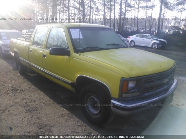 1GCGC33R3VF030938 - 1997 CHEVROLET GMT-400 C3500 YELLOW photo 1