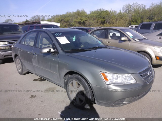 5NPET4AC1AH616663 - 2010 HYUNDAI SONATA GLS GREEN photo 1