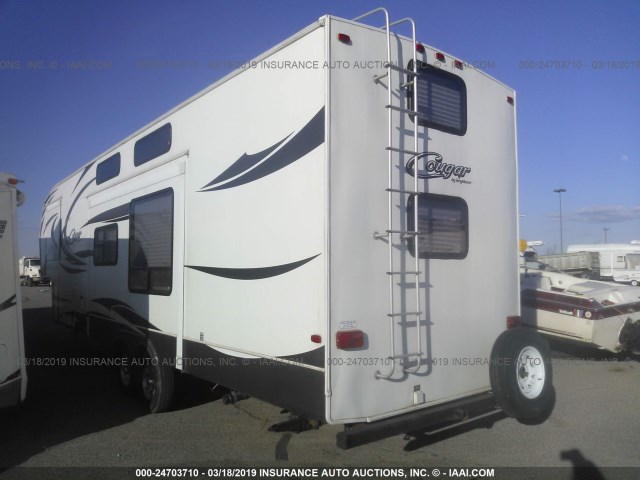 4YDF32429D2506717 - 2013 KEYSTONE COUGAR WHITE photo 3