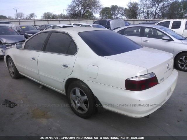 19UUA56613A035055 - 2003 ACURA 3.2TL WHITE photo 3