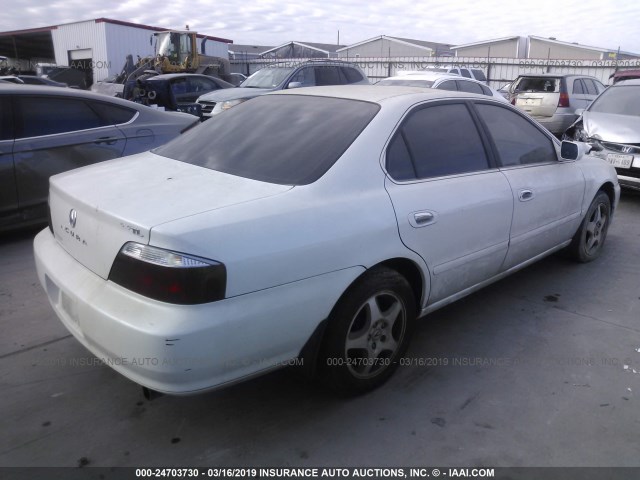 19UUA56613A035055 - 2003 ACURA 3.2TL WHITE photo 4