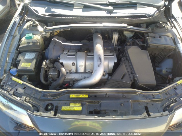 YV1SJ527862554200 - 2006 VOLVO V70 R GRAY photo 10