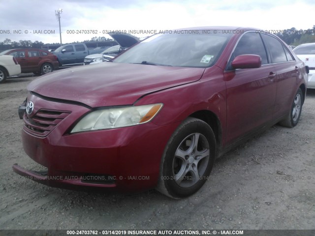 JTNBE46K073050461 - 2007 TOYOTA CAMRY NEW GENERAT CE/LE/XLE/SE RED photo 2