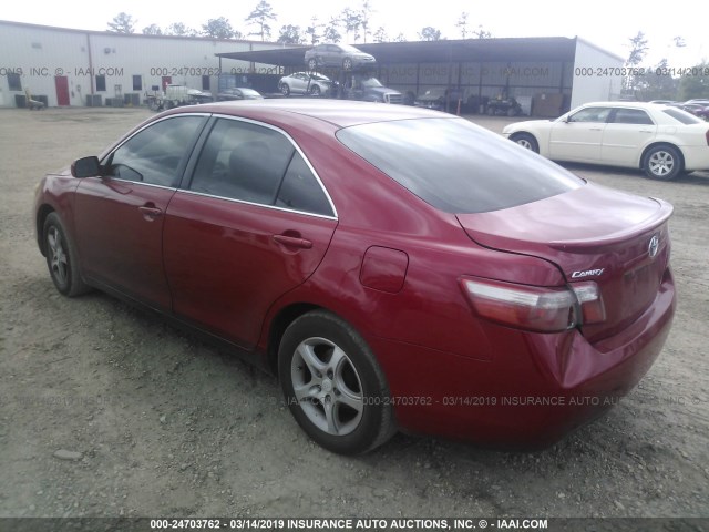 JTNBE46K073050461 - 2007 TOYOTA CAMRY NEW GENERAT CE/LE/XLE/SE RED photo 3