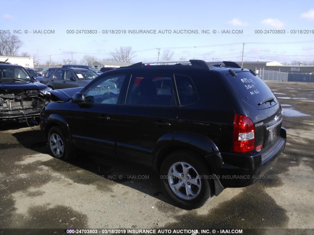 KM8JN12D19U946041 - 2009 HYUNDAI TUCSON SE/LIMITED BLACK photo 3