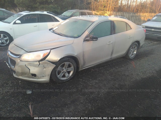 1G11C5SA1GF125328 - 2016 CHEVROLET MALIBU LIMITED LT Champagne photo 2