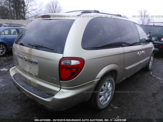 2A4GP54L46R849648 - 2006 CHRYSLER TOWN & COUNTRY TOURING Champagne photo 4