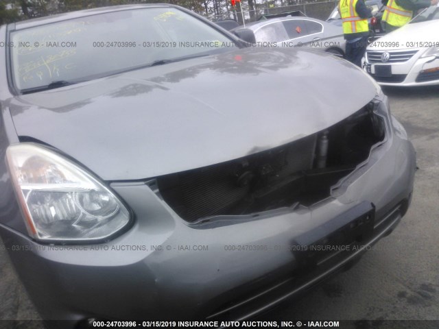 JN8AS5MT1CW612858 - 2012 NISSAN ROGUE S/SV SILVER photo 6