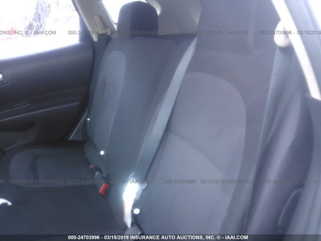 JN8AS5MT1CW612858 - 2012 NISSAN ROGUE S/SV SILVER photo 8