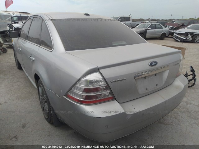 1FAHP25W79G108522 - 2009 FORD TAURUS LIMITED SILVER photo 3