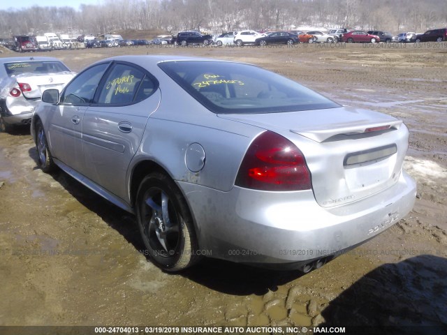 2G2WR544341259851 - 2004 PONTIAC GRAND PRIX GTP WHITE photo 3