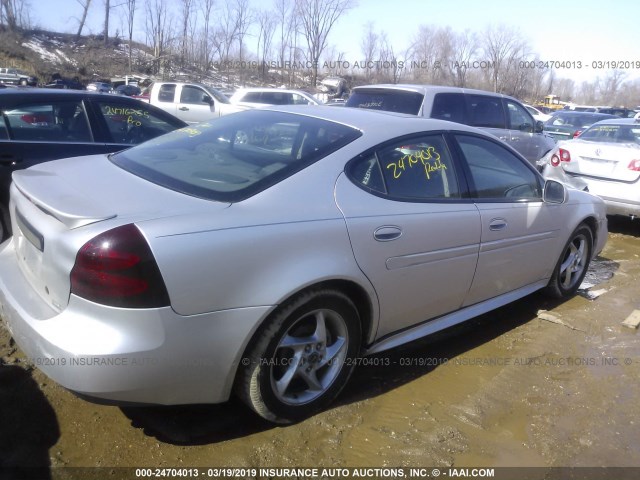 2G2WR544341259851 - 2004 PONTIAC GRAND PRIX GTP WHITE photo 4