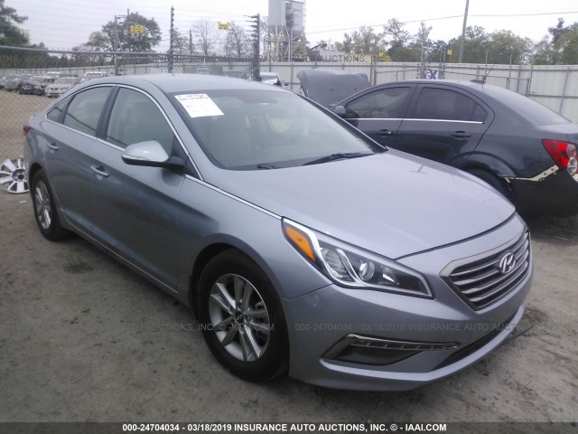 5NPE24AA9FH176250 - 2015 HYUNDAI SONATA ECO GRAY photo 1