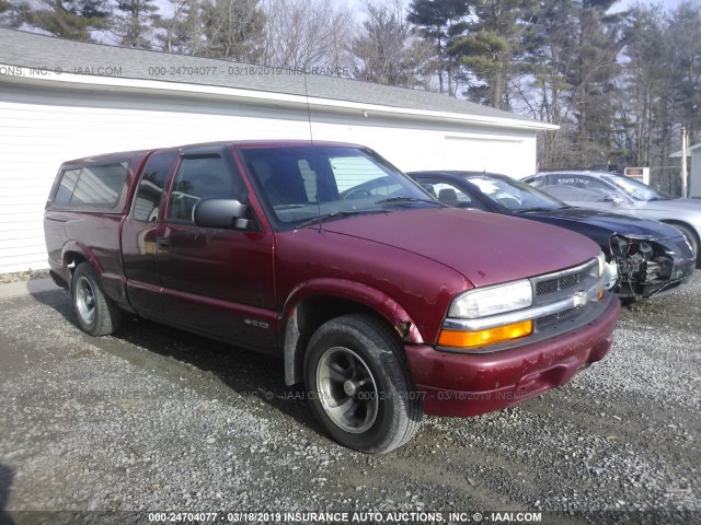 1GCCS1950Y8266708 - 2000 CHEVROLET S TRUCK S10 RED photo 1