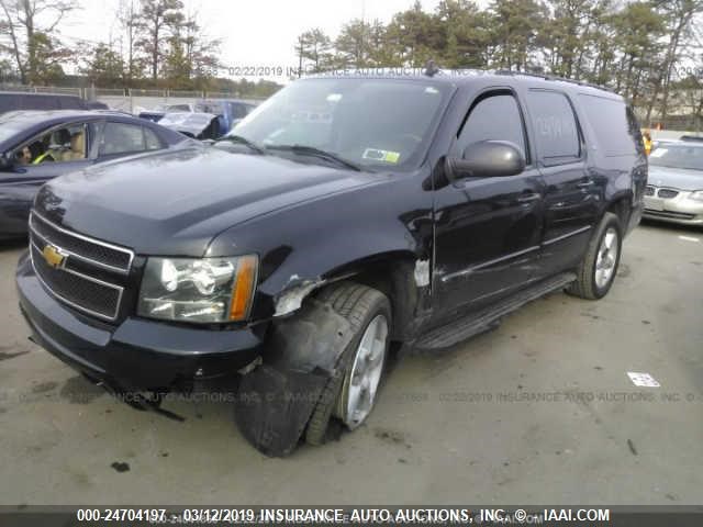 3GNFC16038G163223 - 2008 CHEVROLET SUBURBAN C1500  LS BLACK photo 2