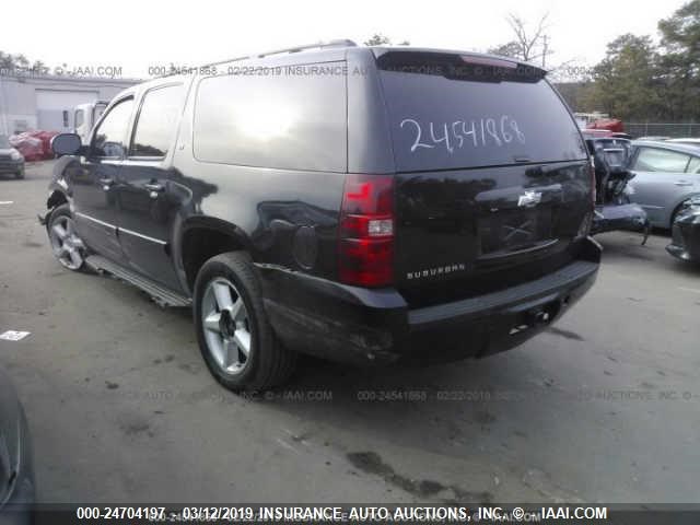 3GNFC16038G163223 - 2008 CHEVROLET SUBURBAN C1500  LS BLACK photo 3