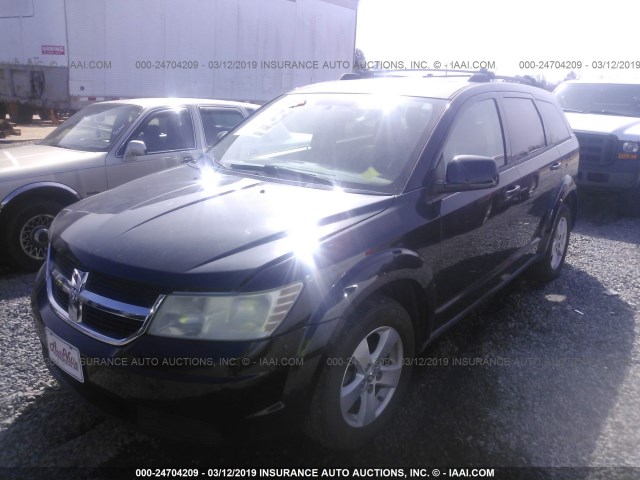 3D4GG57V99T216683 - 2009 DODGE JOURNEY SXT BLACK photo 2