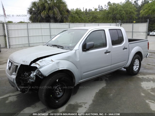 1N6AD0ER7KN710788 - 2019 NISSAN FRONTIER S/SV SILVER photo 2