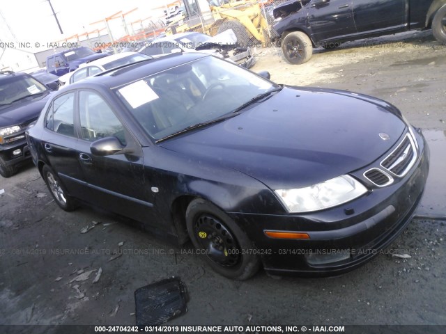 YS3FD49Y871008794 - 2007 SAAB 9-3 2.0T BLACK photo 1